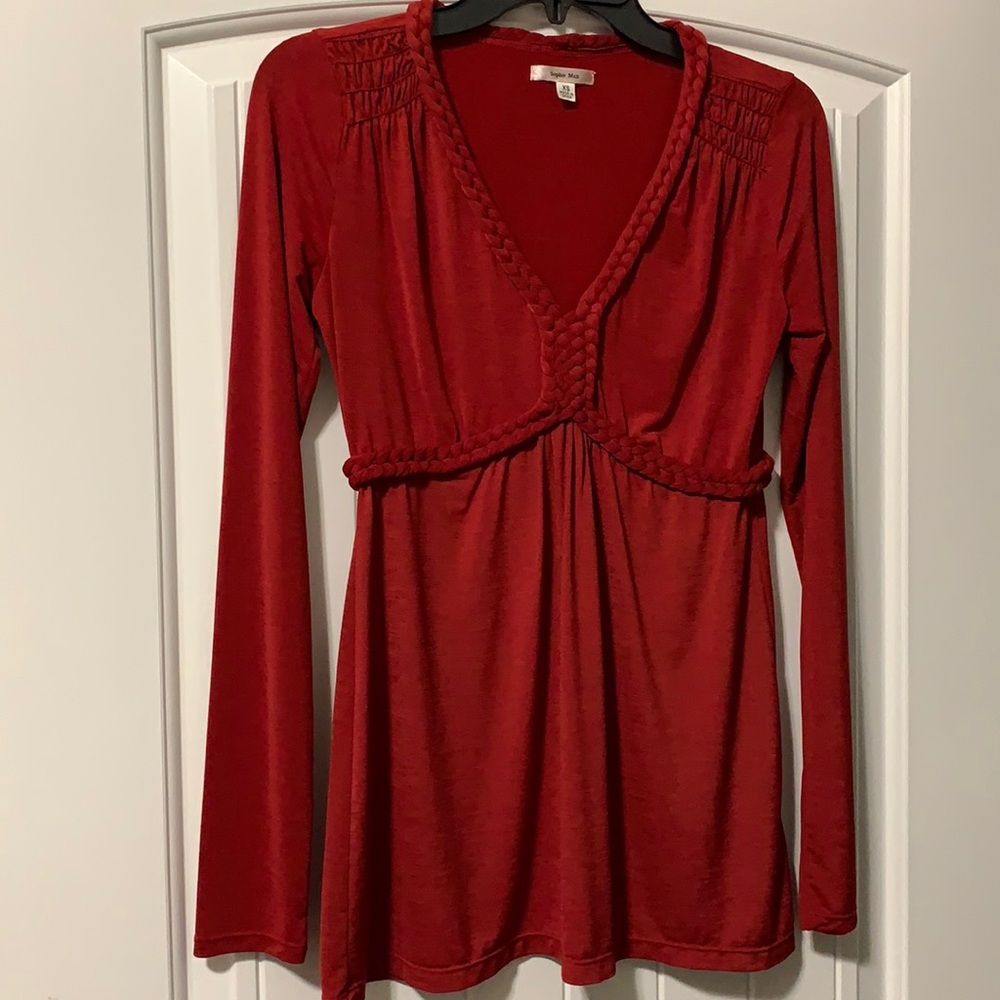 140) Sophie Max Red Shirt Size XS